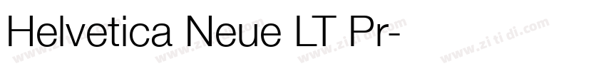 Helvetica Neue LT Pr字体转换